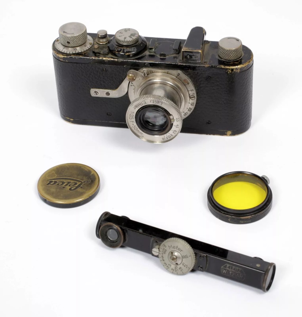 Leica IA 35mm leitz rangefinder Elmar 50mm F3.5 lens (AS IS